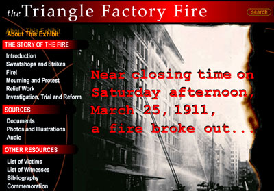 triangle shirtwaist factory fire research paper
