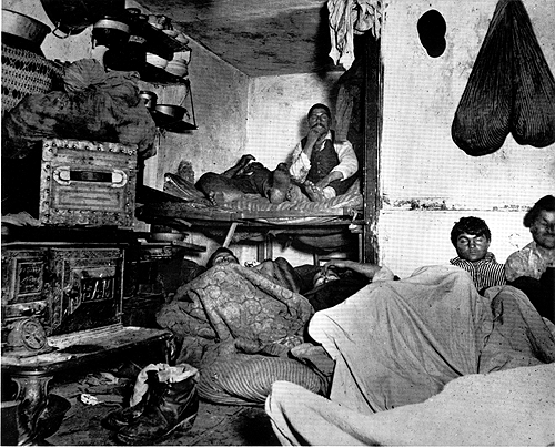 Jacob Riis, Five Cents Lodging, Bayard Street, c. 1889