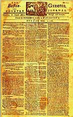 colonial newspapers